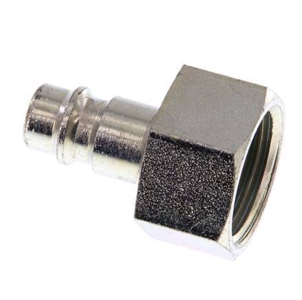 Hardened steel DN 7.2 (Euro) Air Coupling Plug G 1/2 inch Female [2 Pieces]