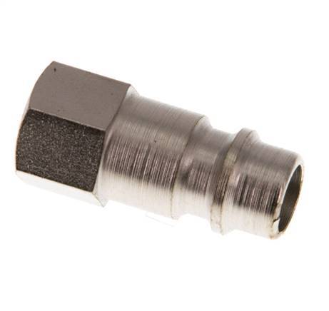 Hardened steel DN 7.2 (Euro) Air Coupling Plug G 1/8 inch Female [2 Pieces]