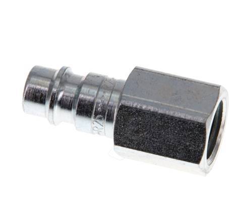 Hardened steel DN 7.2 (Euro) Air Coupling Plug G 1/4 inch Female [2 Pieces]