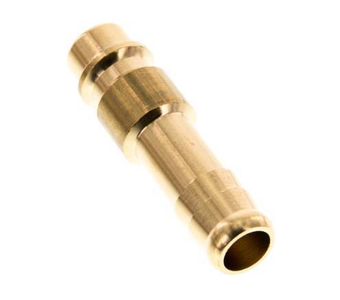 Brass DN 7.2 (Euro) Air Coupling Plug 10 mm Hose Pillar [5 Pieces]