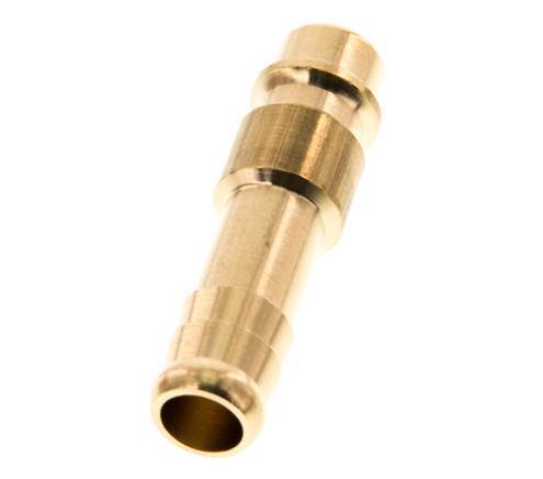 Brass DN 7.2 (Euro) Air Coupling Plug 10 mm Hose Pillar [5 Pieces]