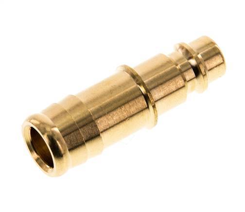 Brass DN 7.2 (Euro) Air Coupling Plug 13 mm Hose Pillar [5 Pieces]