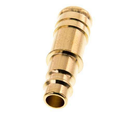 Brass DN 7.2 (Euro) Air Coupling Plug 13 mm Hose Pillar [5 Pieces]