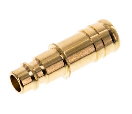 Brass DN 7.2 (Euro) Air Coupling Plug 13 mm Hose Pillar [5 Pieces]