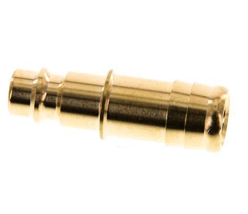 Brass DN 7.2 (Euro) Air Coupling Plug 13 mm Hose Pillar [5 Pieces]