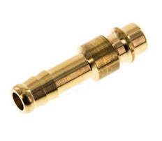 Brass DN 7.2 (Euro) Air Coupling Plug 8 mm Hose Pillar [5 Pieces]