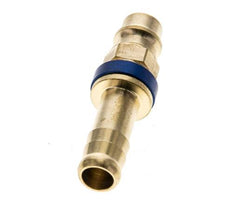 Brass DN 7.2 (Euro) Blue-Coded Air Coupling Plug 9 mm Hose Pillar