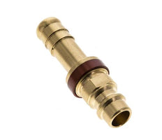 Brass DN 7.2 (Euro) Brown-Coded Air Coupling Plug 9 mm Hose Pillar