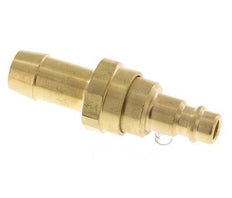 Brass DN 7.2 (Euro) Air Coupling Plug 13 mm Hose Pillar with Check Valve