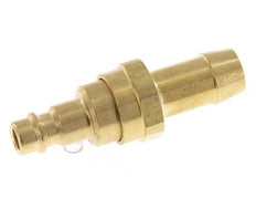 Brass DN 7.2 (Euro) Air Coupling Plug 13 mm Hose Pillar with Check Valve