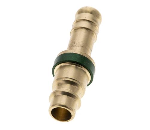 Brass DN 7.2 (Euro) Green-Coded Air Coupling Plug 9 mm Hose Pillar