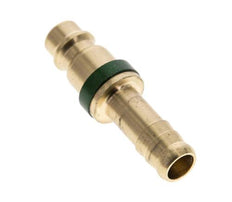 Brass DN 7.2 (Euro) Green-Coded Air Coupling Plug 9 mm Hose Pillar