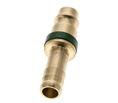 Brass DN 7.2 (Euro) Green-Coded Air Coupling Plug 9 mm Hose Pillar
