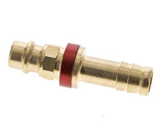Brass DN 7.2 (Euro) Red-Coded Air Coupling Plug 9 mm Hose Pillar