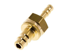 Brass DN 7.2 (Euro) Air Coupling Plug 6 mm Hose Pillar Safety