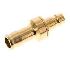 Brass DN 7.2 (Euro) Air Coupling Plug 13 mm Hose Pillar Double Shut-Off