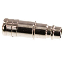 Nickel-plated Brass DN 7.2 (Euro) Air Coupling Plug 13 mm Hose Pillar [2 Pieces]