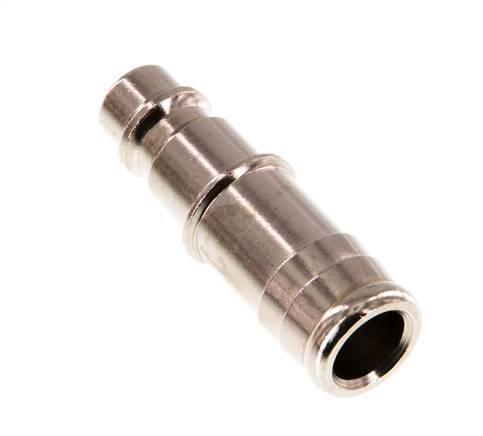 Nickel-plated Brass DN 7.2 (Euro) Air Coupling Plug 13 mm Hose Pillar [2 Pieces]