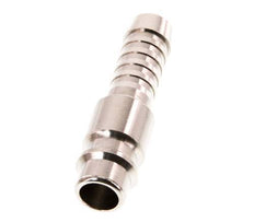 Nickel-plated Brass DN 7.2 (Euro) Air Coupling Plug 8 mm Hose Pillar [2 Pieces]