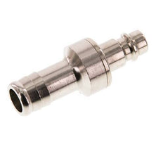 Nickel-plated Brass DN 7.2 (Euro) Air Coupling Plug 13 mm Hose Pillar Double Shut-Off