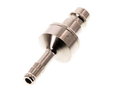 Nickel-plated Brass DN 7.2 (Euro) Air Coupling Plug 6 mm Hose Pillar Double Shut-Off