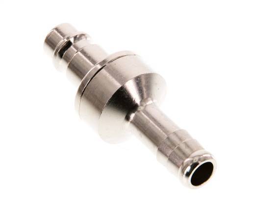 Nickel-plated Brass DN 7.2 (Euro) Air Coupling Plug 9 mm Hose Pillar Double Shut-Off