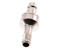 Nickel-plated Brass DN 7.2 (Euro) Air Coupling Plug 9 mm Hose Pillar Double Shut-Off