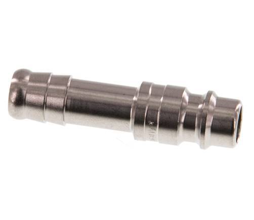 Stainless steel DN 7.2 (Euro) Air Coupling Plug 10 mm Hose Pillar