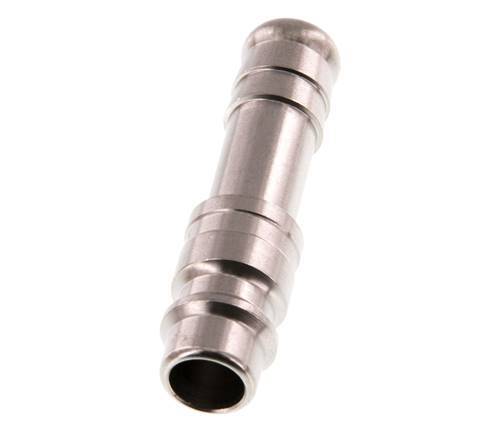 Stainless steel DN 7.2 (Euro) Air Coupling Plug 10 mm Hose Pillar