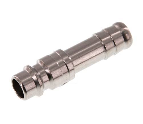 Stainless steel DN 7.2 (Euro) Air Coupling Plug 10 mm Hose Pillar
