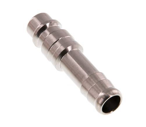 Stainless steel DN 7.2 (Euro) Air Coupling Plug 10 mm Hose Pillar