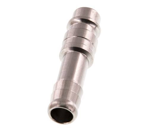 Stainless steel DN 7.2 (Euro) Air Coupling Plug 10 mm Hose Pillar