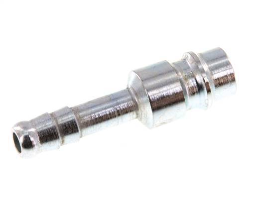 Hardened steel DN 7.2 (Euro) Air Coupling Plug 6 mm Hose Pillar [2 Pieces]
