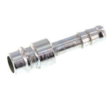 Hardened steel DN 7.2 (Euro) Air Coupling Plug 6 mm Hose Pillar [2 Pieces]