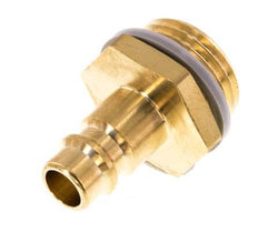 Brass DN 7.2 (Euro) Air Coupling Plug G 1/2 inch Male [2 Pieces]