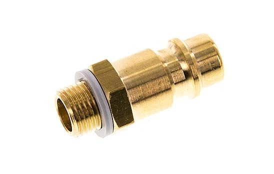 Brass DN 7.2 (Euro) Air Coupling Plug G 1/8 inch Male [5 Pieces]