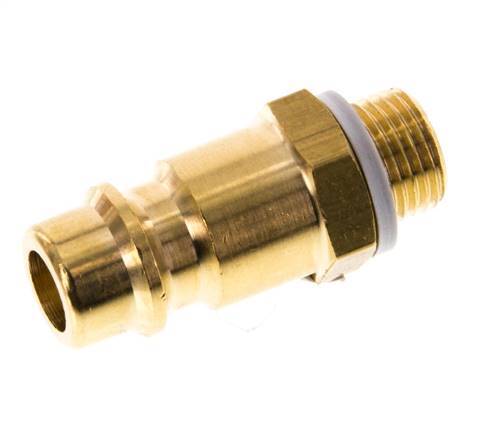 Brass DN 7.2 (Euro) Air Coupling Plug G 1/8 inch Male [5 Pieces]