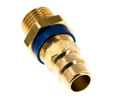 Brass DN 7.2 (Euro) Blue-Coded Air Coupling Plug G 1/4 inch Male