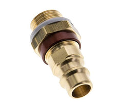 Brass DN 7.2 (Euro) Brown-Coded Air Coupling Plug G 1/4 inch Male