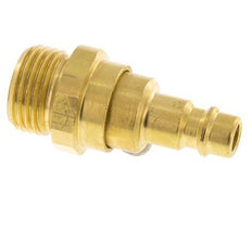 Brass DN 7.2 (Euro) Air Coupling Plug G 1/2 inch Male with Check Valve