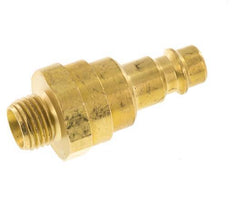 Brass DN 7.2 (Euro) Air Coupling Plug G 1/4 inch Male with Check Valve