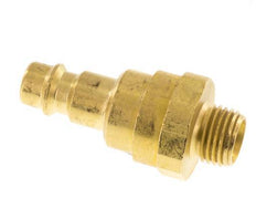 Brass DN 7.2 (Euro) Air Coupling Plug G 1/4 inch Male with Check Valve