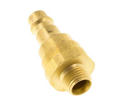 Brass DN 7.2 (Euro) Air Coupling Plug G 1/4 inch Male with Check Valve