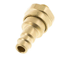 Brass DN 7.2 (Euro) Air Coupling Plug G 1/8 inch Male with Check Valve