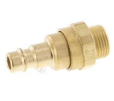 Brass DN 7.2 (Euro) Air Coupling Plug G 3/8 inch Male with Check Valve