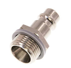 Nickel-plated Brass DN 7.2 (Euro) Air Coupling Plug G 3/8 inch Male [2 Pieces]