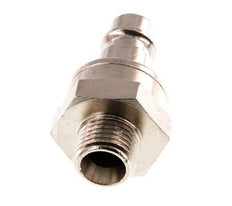 Nickel-plated Brass DN 7.2 (Euro) Air Coupling Plug G 1/4 inch Male Double Shut-Off