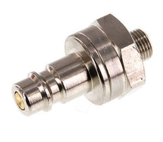 Nickel-plated Brass DN 7.2 (Euro) Air Coupling Plug G 1/8 inch Male Double Shut-Off