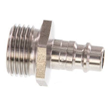 Stainless steel DN 7.2 (Euro) Air Coupling Plug G 1/2 inch Male