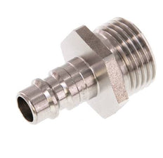 Stainless steel DN 7.2 (Euro) Air Coupling Plug G 1/2 inch Male